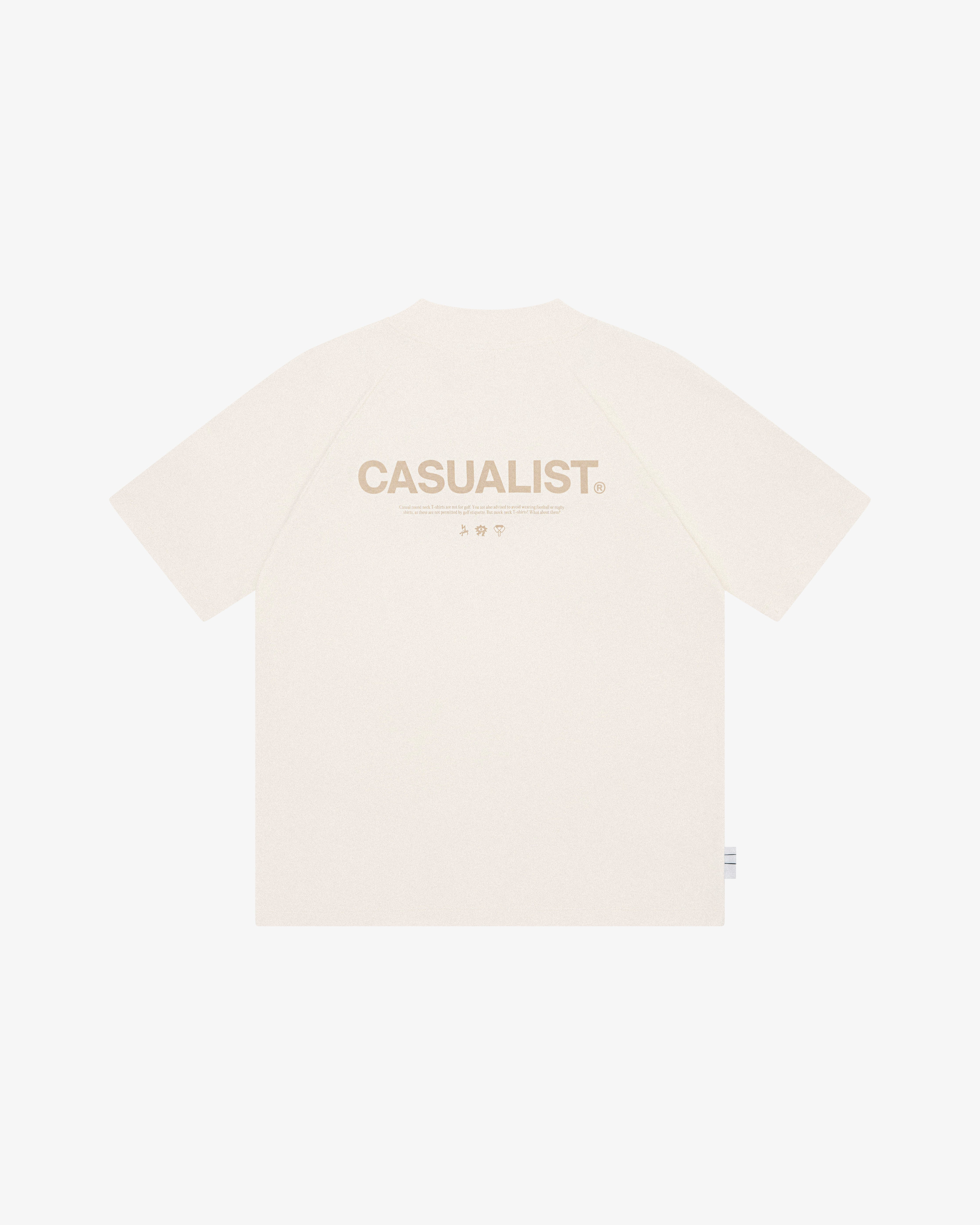 Appropriate Dress Code Mockneck Tee - Ecru