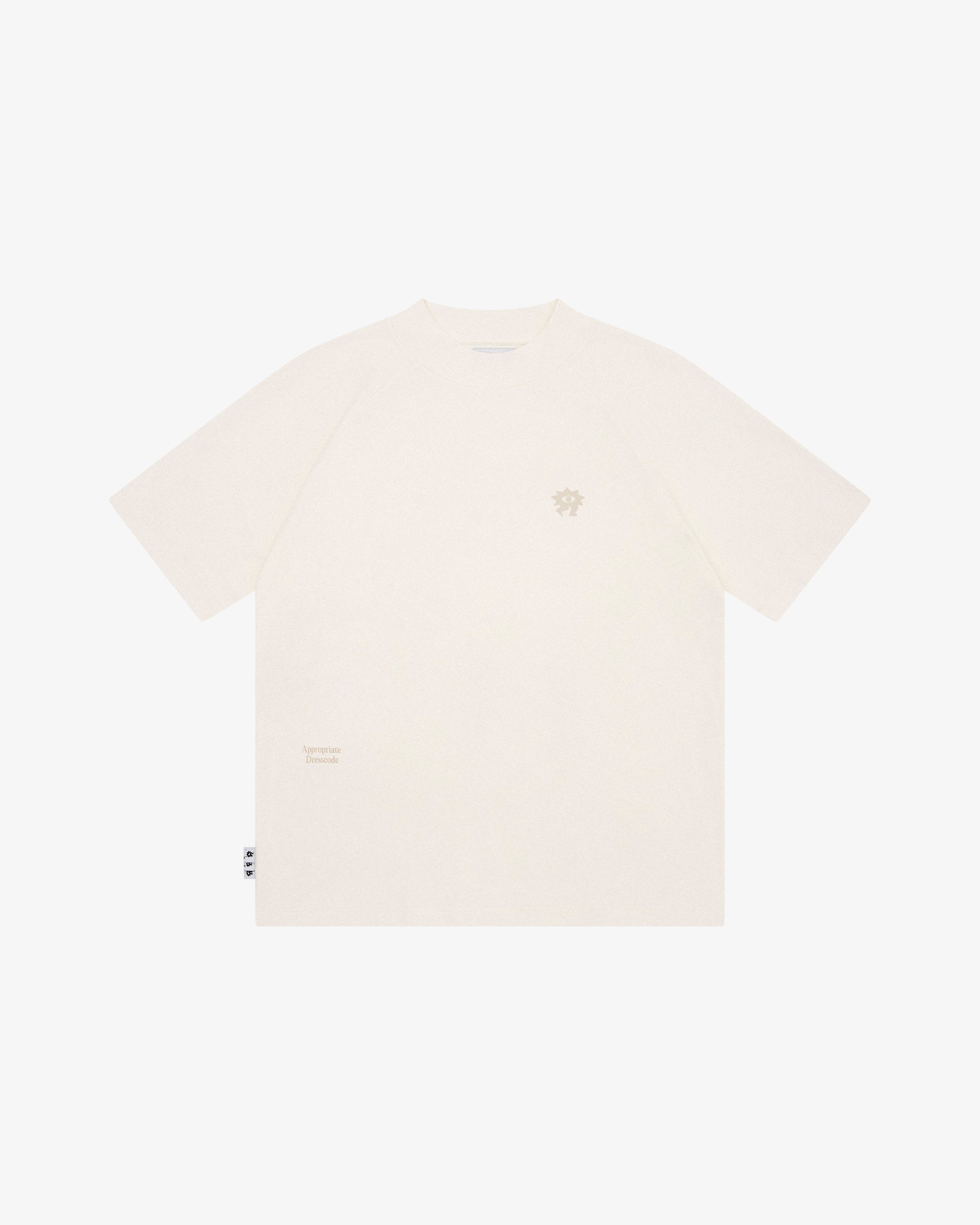 Appropriate Dress Code Mockneck Tee - Ecru