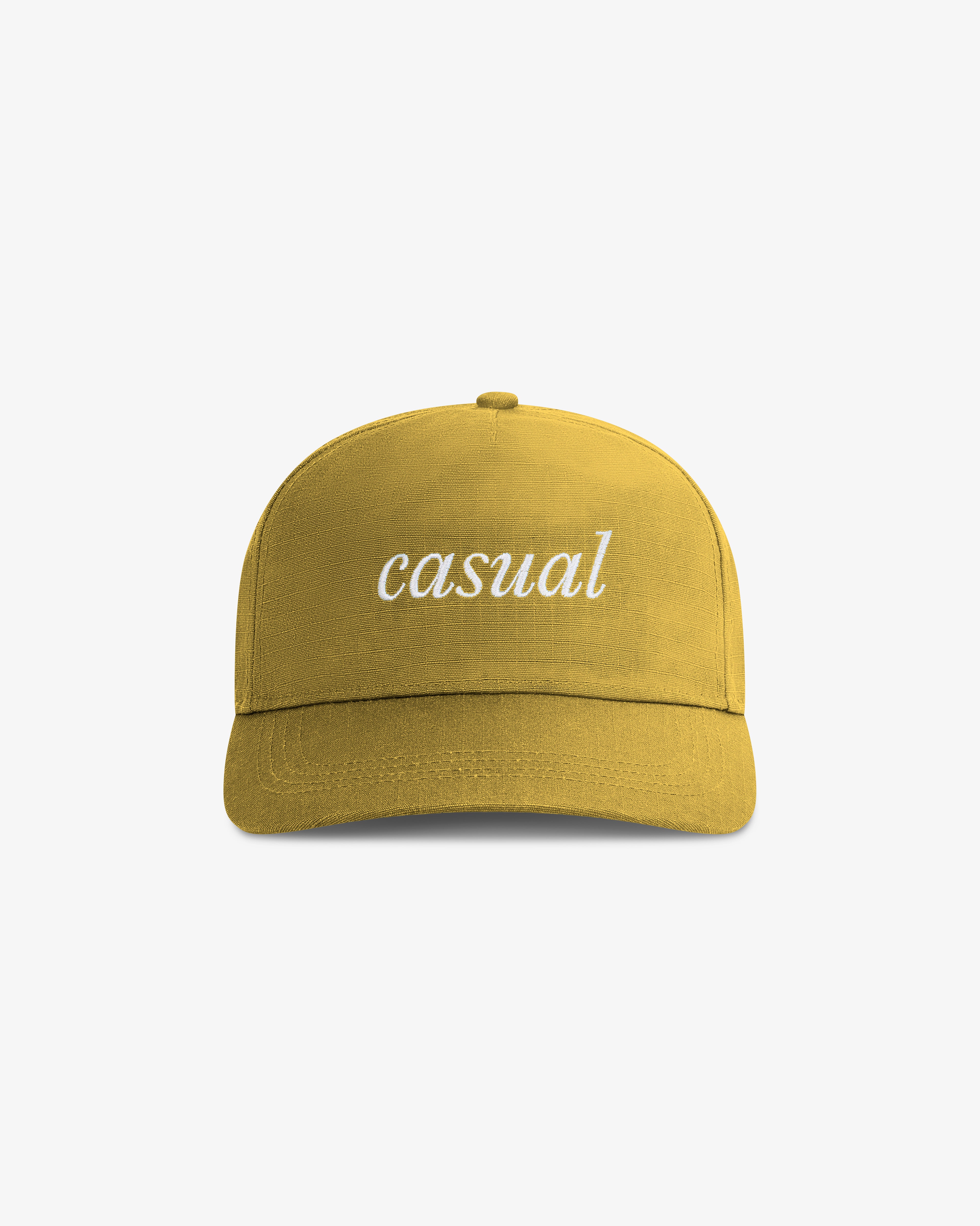 Casual 5 Panels Ripstop Cap Yellow