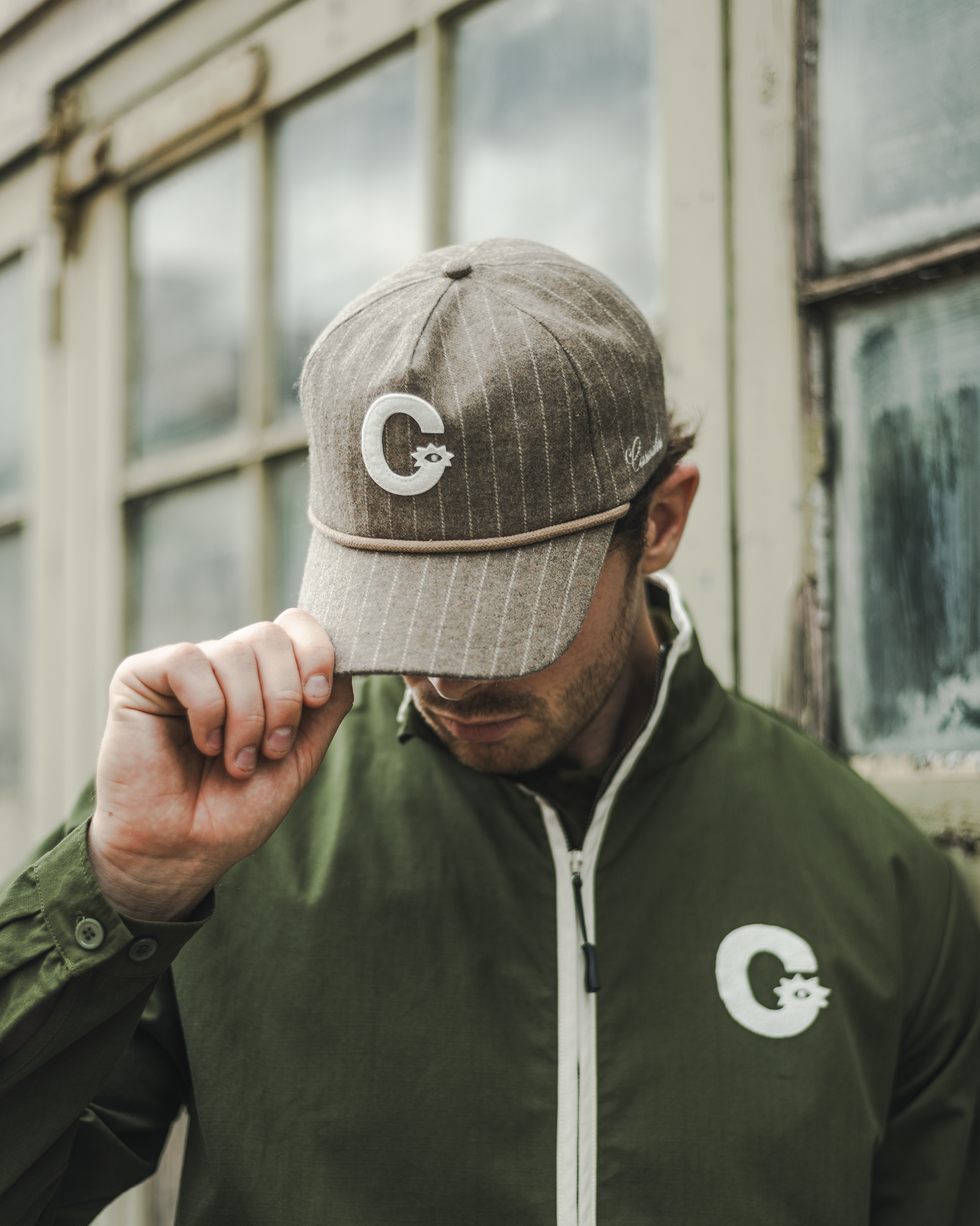 Wool Hat worn by model