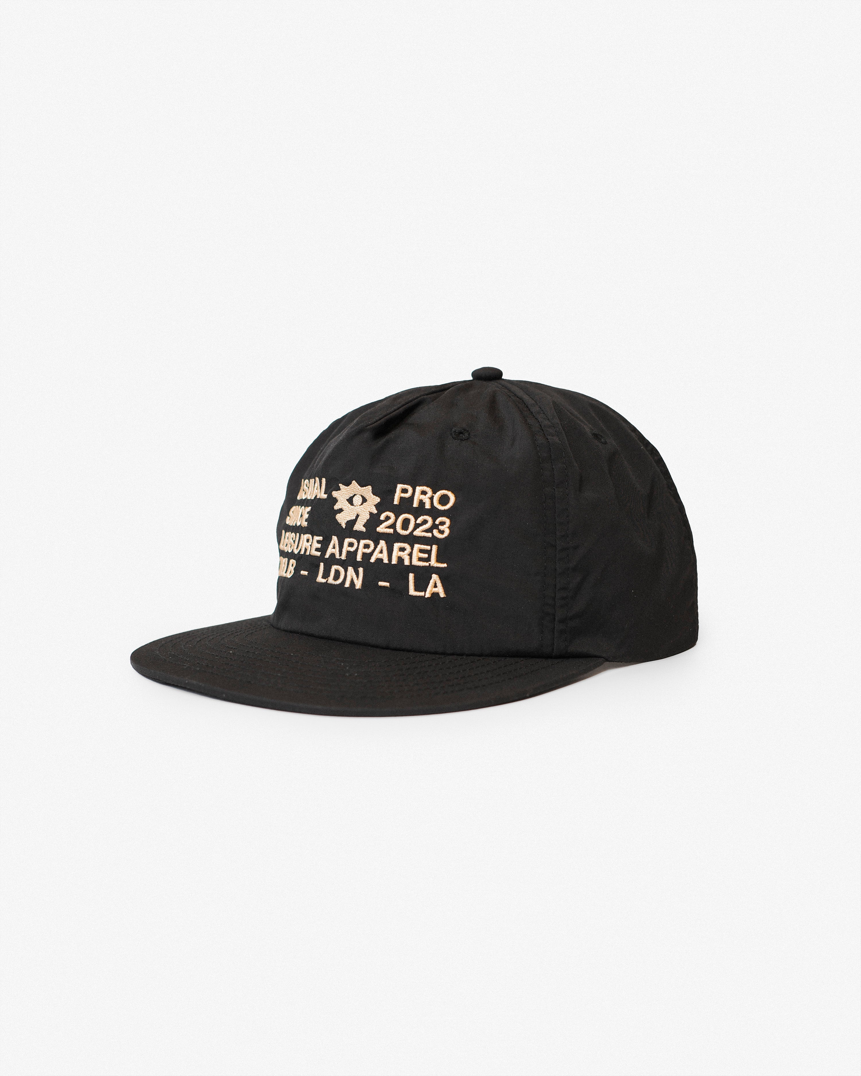 Casualist Leisure Hats OG snapback black side view