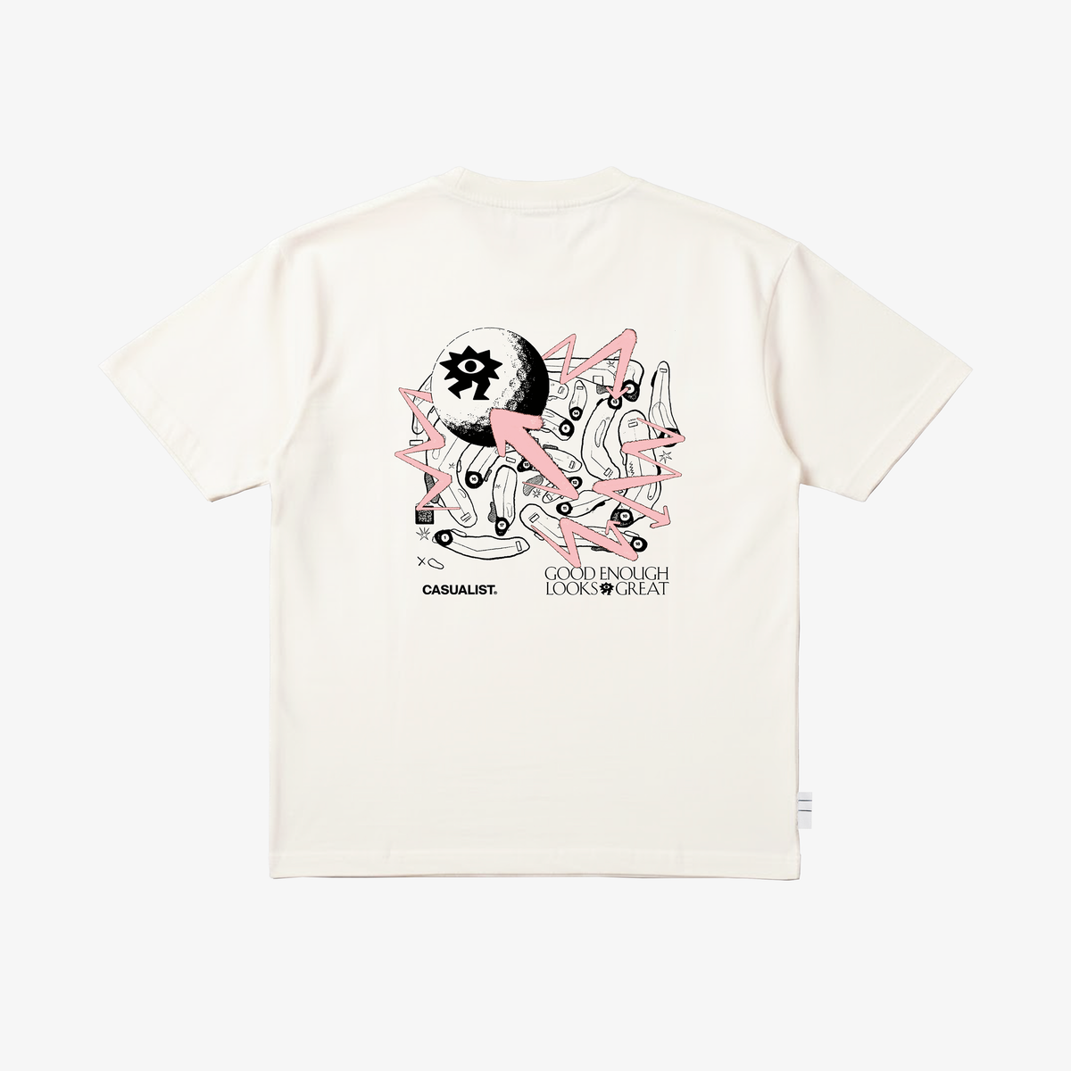GOOD ENOUGH Tシャツ ホワイト Casualist_Good_Enough_Tee_fron