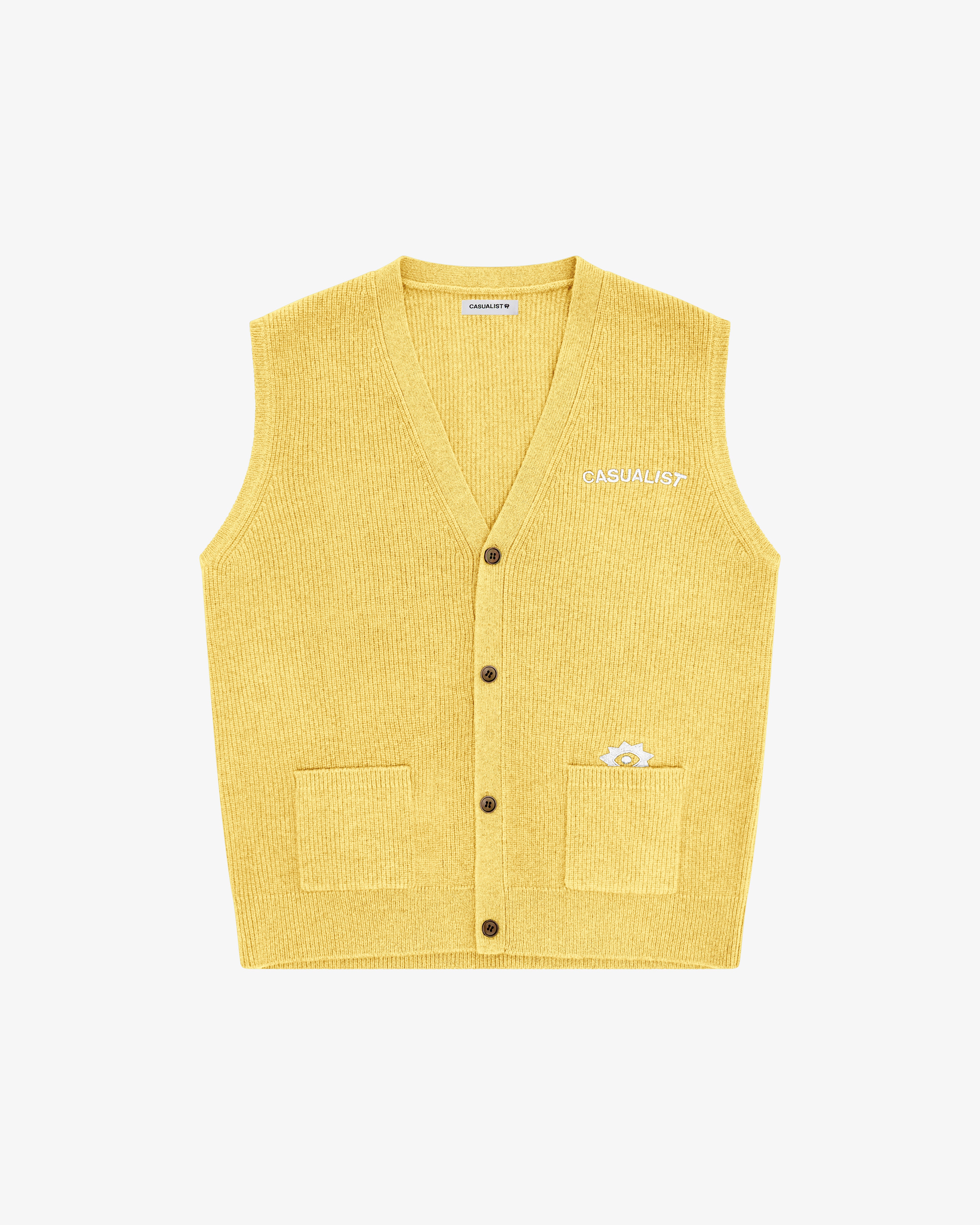 Grazer Cardigan Vest — Merino Wool Golf Vest | Casualist