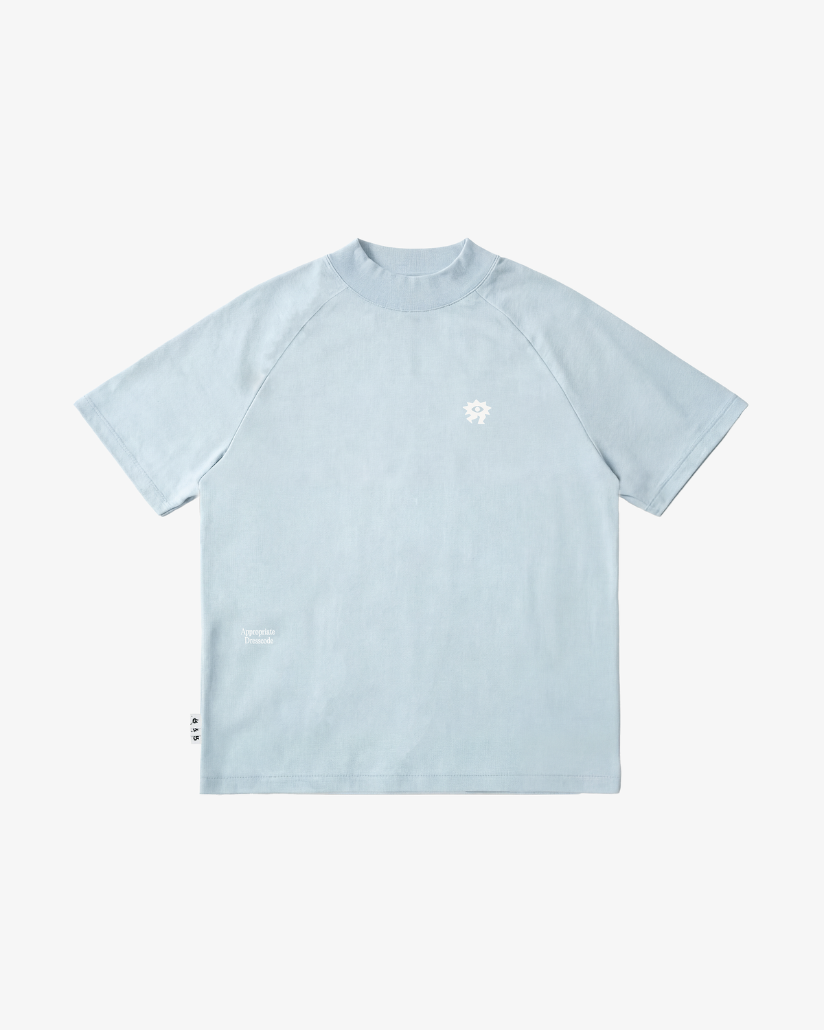 Dress Code Mockneck Tee Dusty Blue — Golf Mockneck | Casualist
