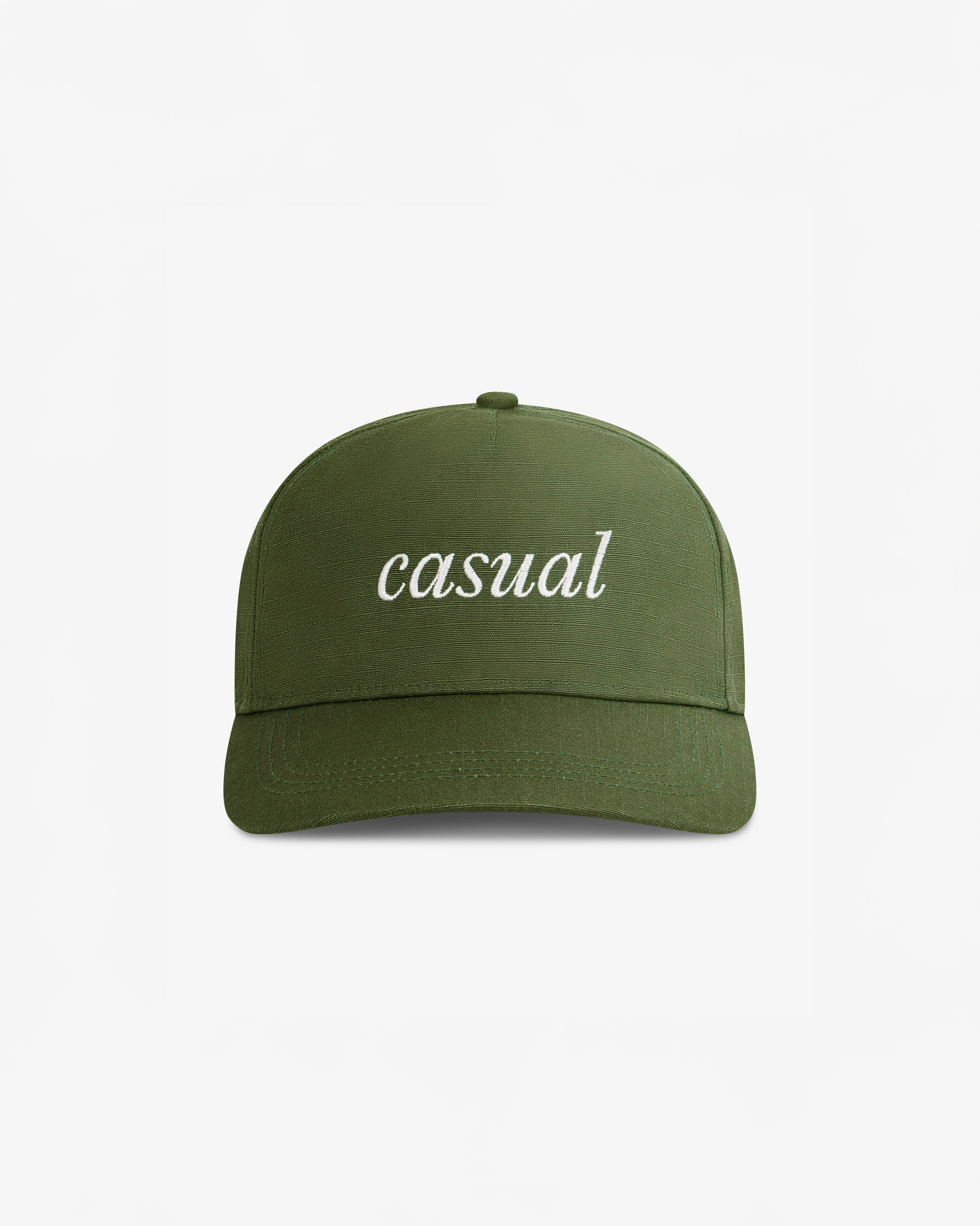 Casual 5 Panels Ripstop Cap - Olive